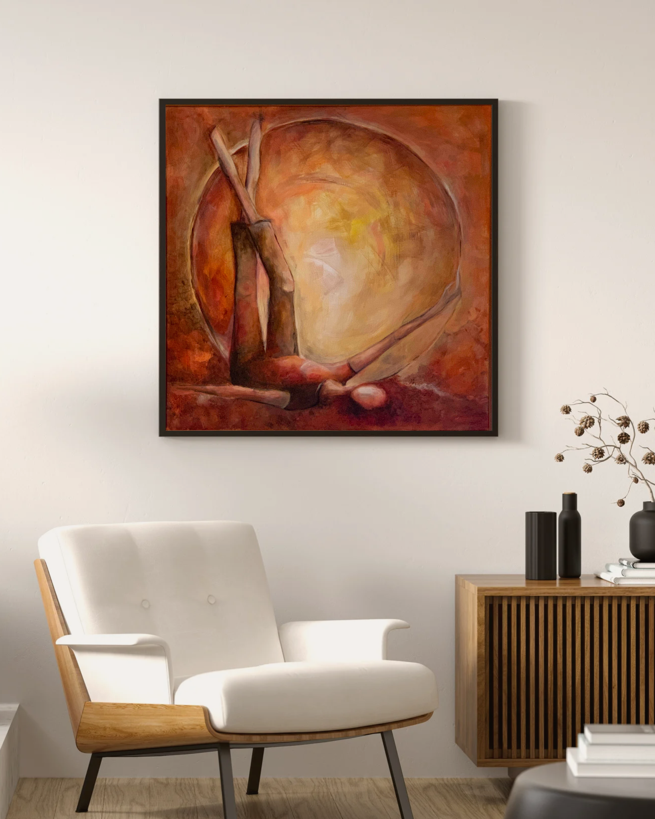 Mid century modern wall art