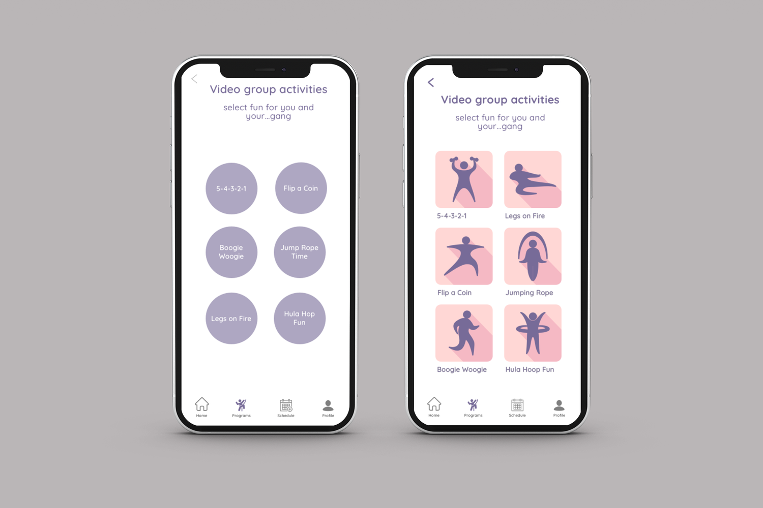 Challenge 1 - Activities Icons