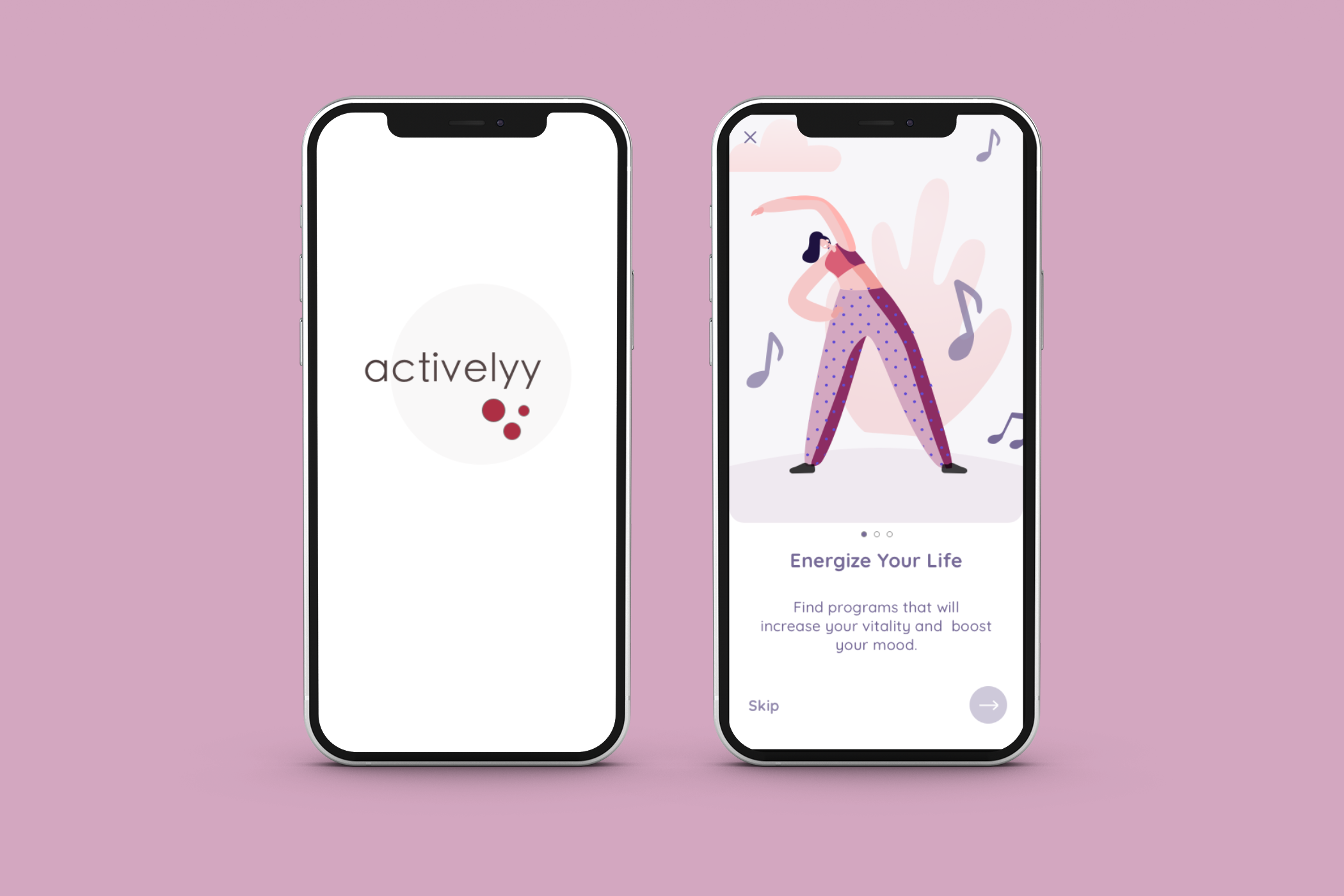 Final interactive design mockup