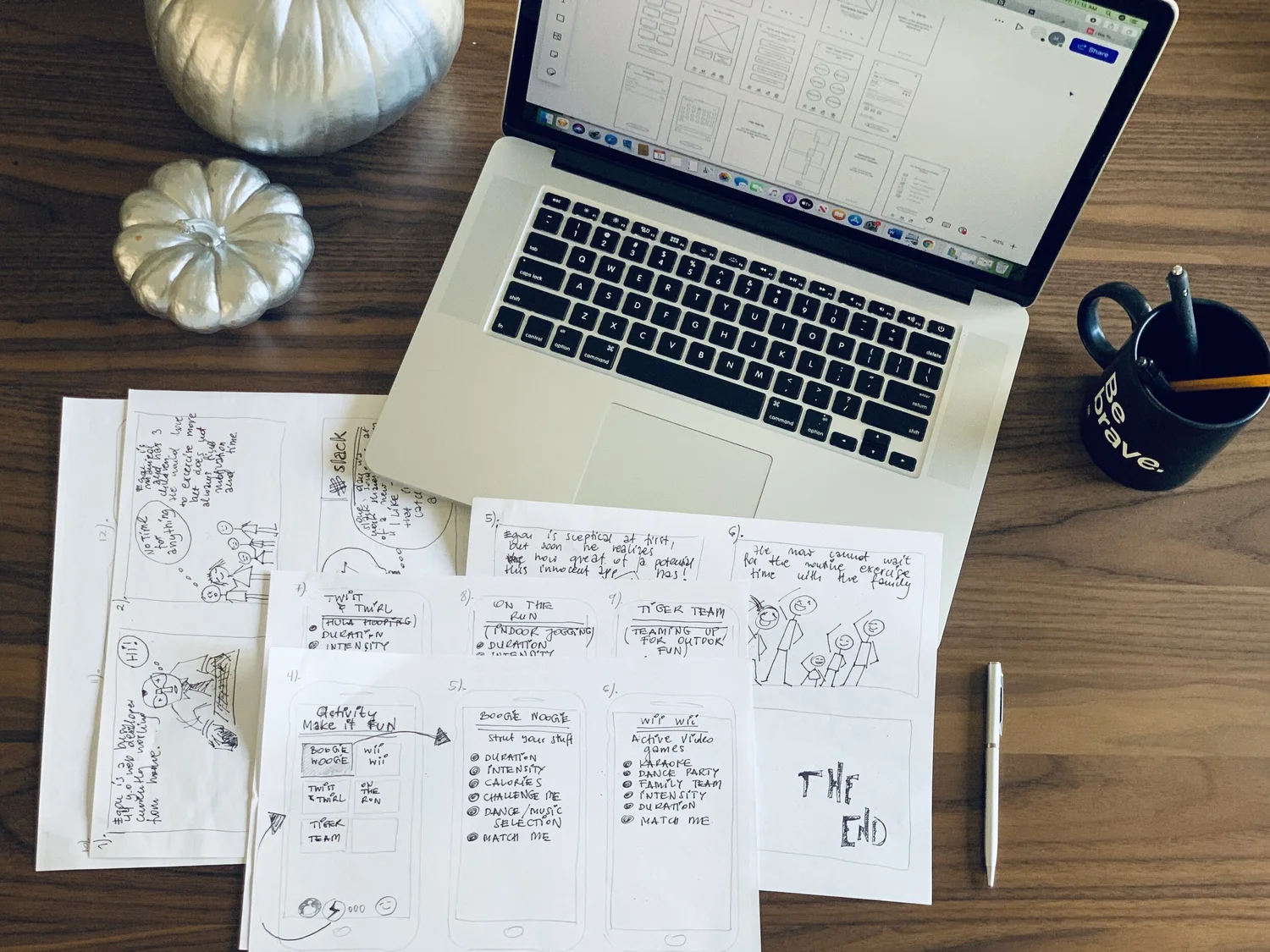 Laptop wireframe