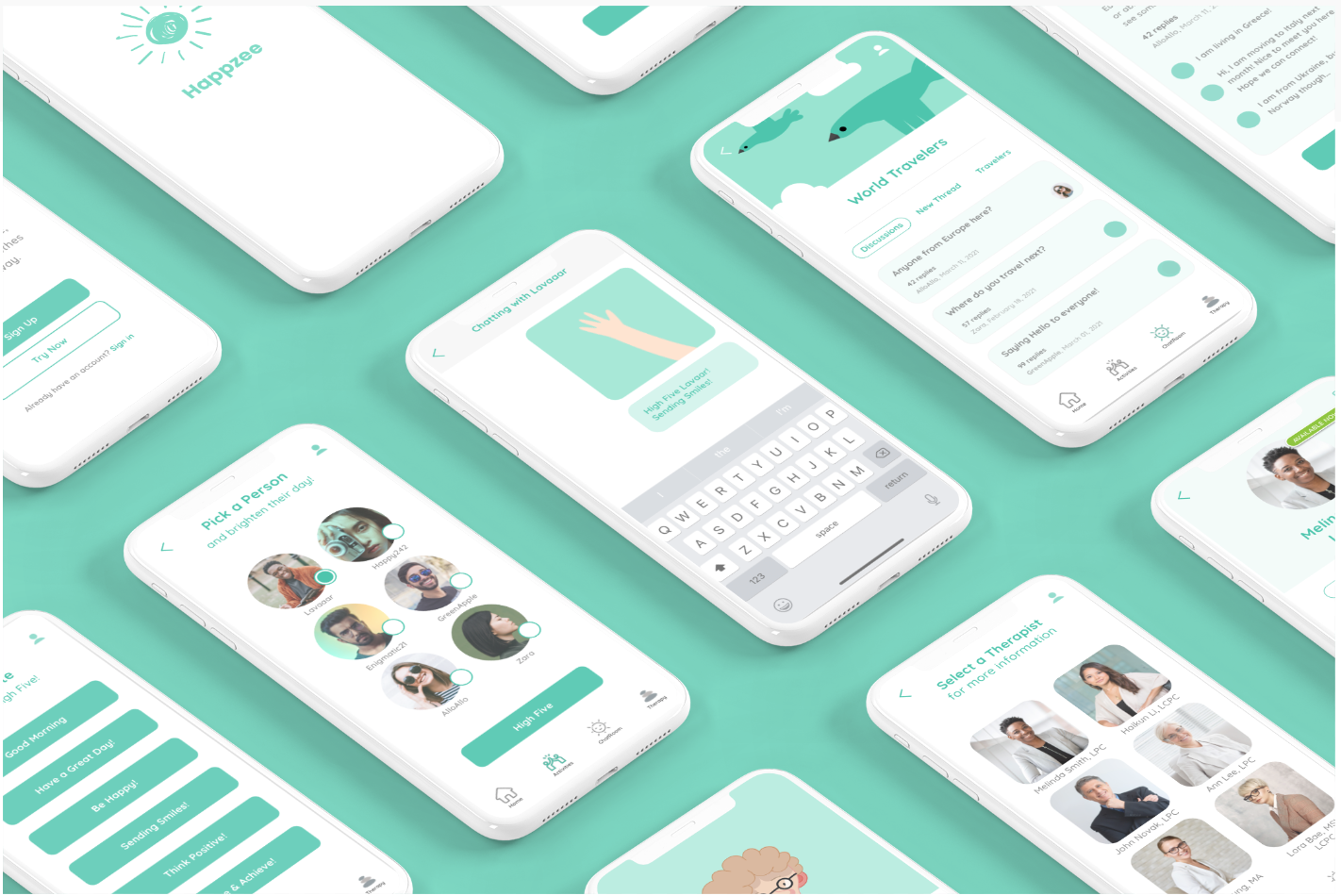 Happzee — Mental Health Care Solution
