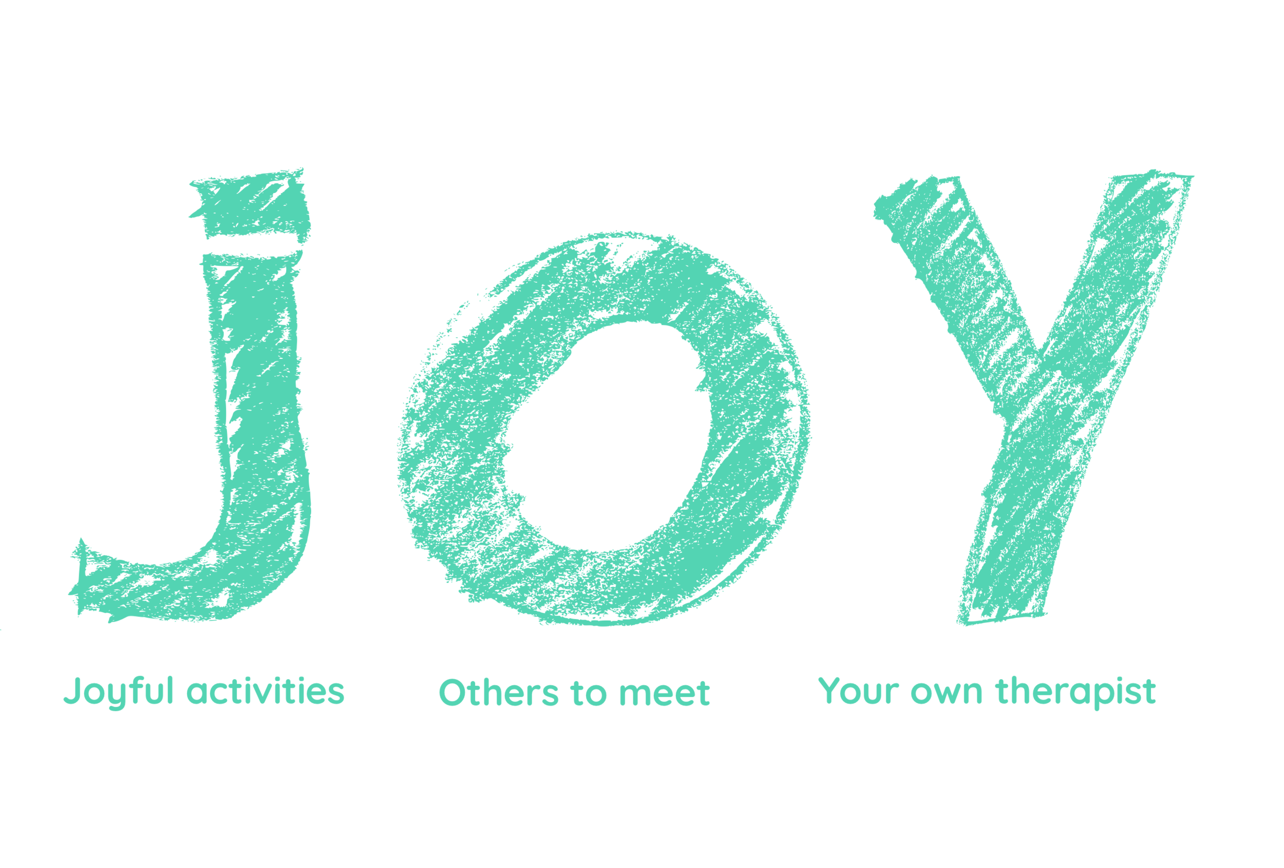 Joy — Joyful activities, Others to meet, Your own therapist