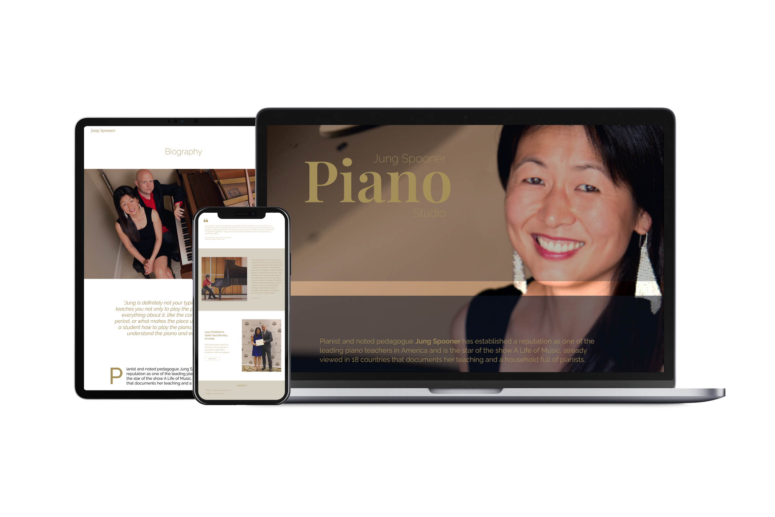 Musician's Landing Page