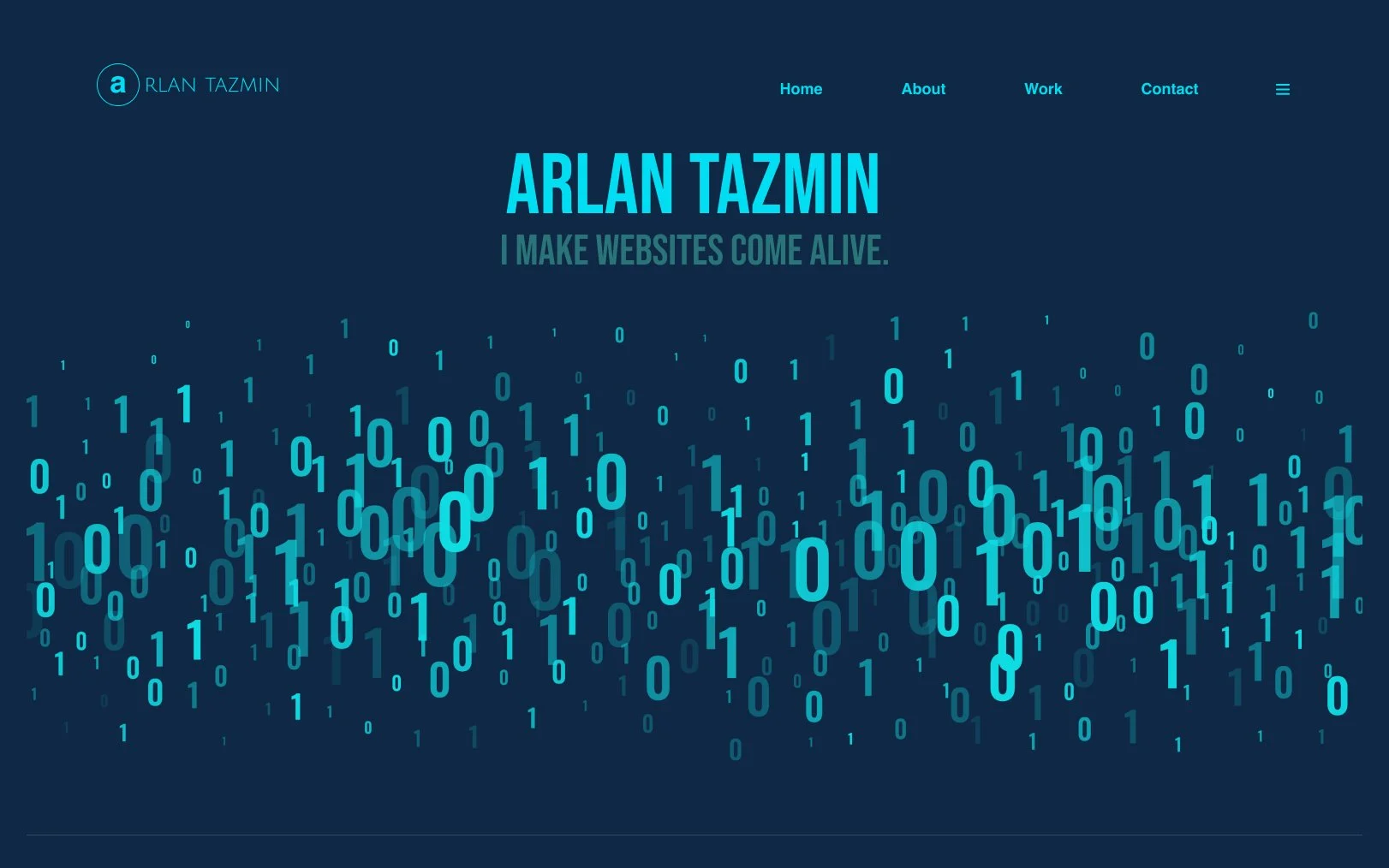 Web Developer's Landing Page