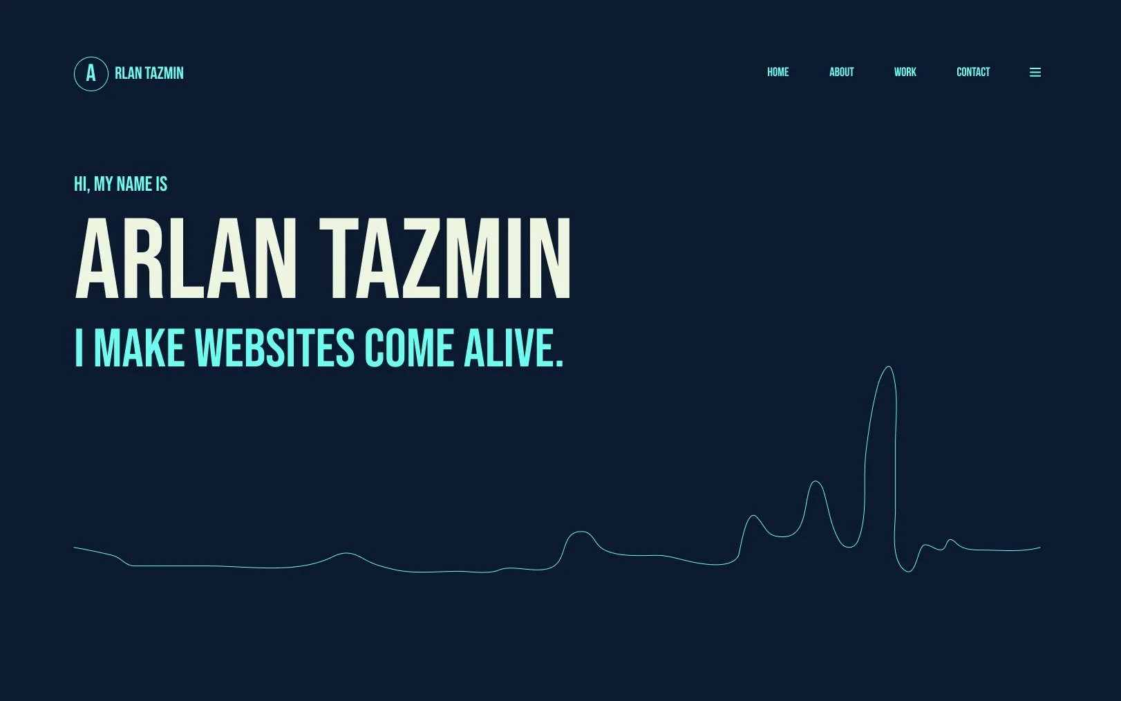 Web Developer's Landing Page BW