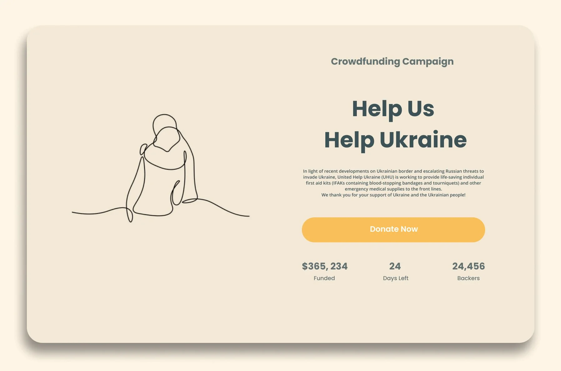 Crowdfunding: Help Ukraine