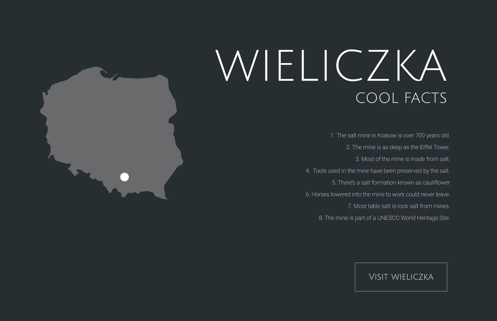 Info Card: Wieliczka 2