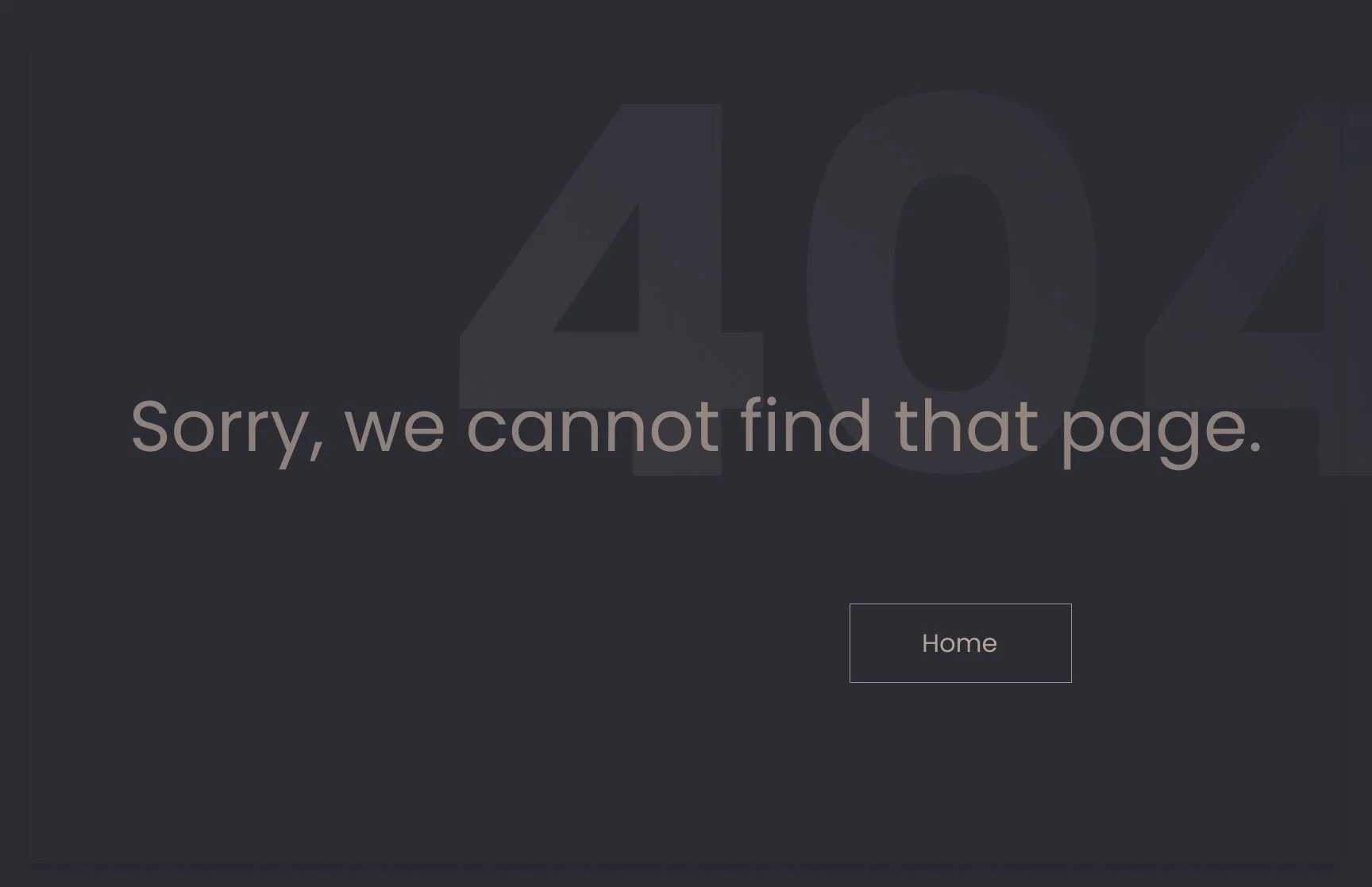 404 Page