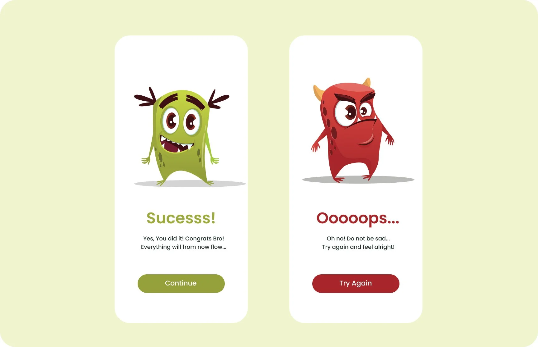 Toysters Flash Messages